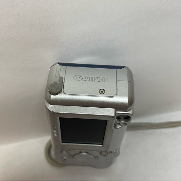 Canon PowerShot A430 Blue Digital Camera - 4.0 MP 4x Zoom Y2K Digicam - Picture 10 of 11